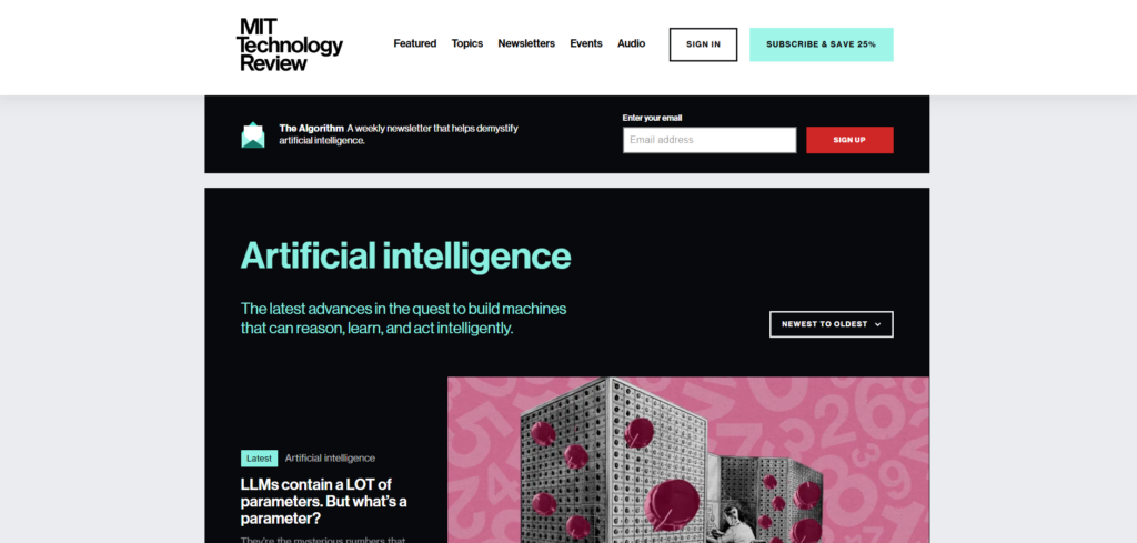 MIT Technology Review – Artificial Intelligence